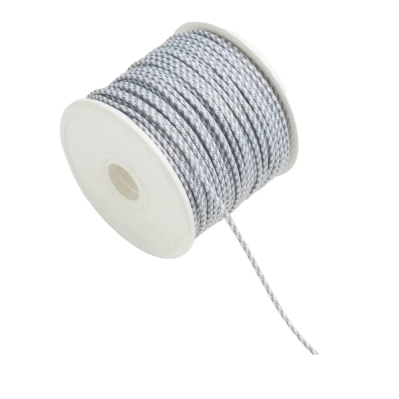 Kyriacou - Κορδονάκι Ματτ Χρωματιστό, 2mmX40M White-Gray KOBXXXXX-XX2X40-0104XX