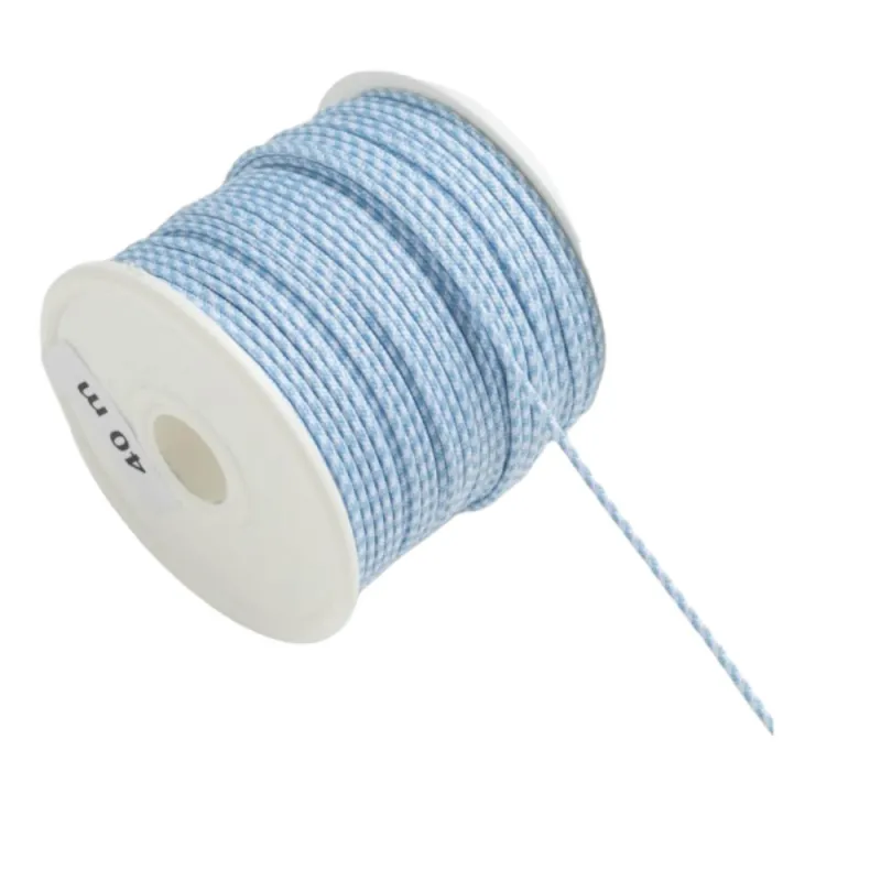 Kyriacou - Κορδονάκι Ματτ Χρωματιστό, 2mmX40M White-Blue Light KOBXXXXX-XX2X40-0140XX