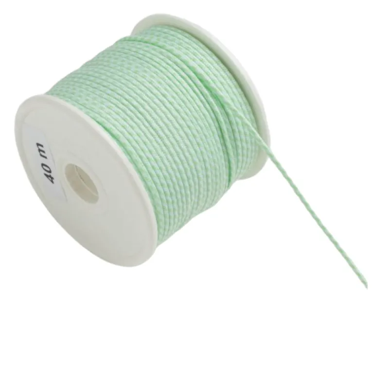 Kyriacou - Κορδονάκι Ματτ Χρωματιστό, 2mmX40M White-Green Pastel KOBXXXXX-XX2X40-0162XX