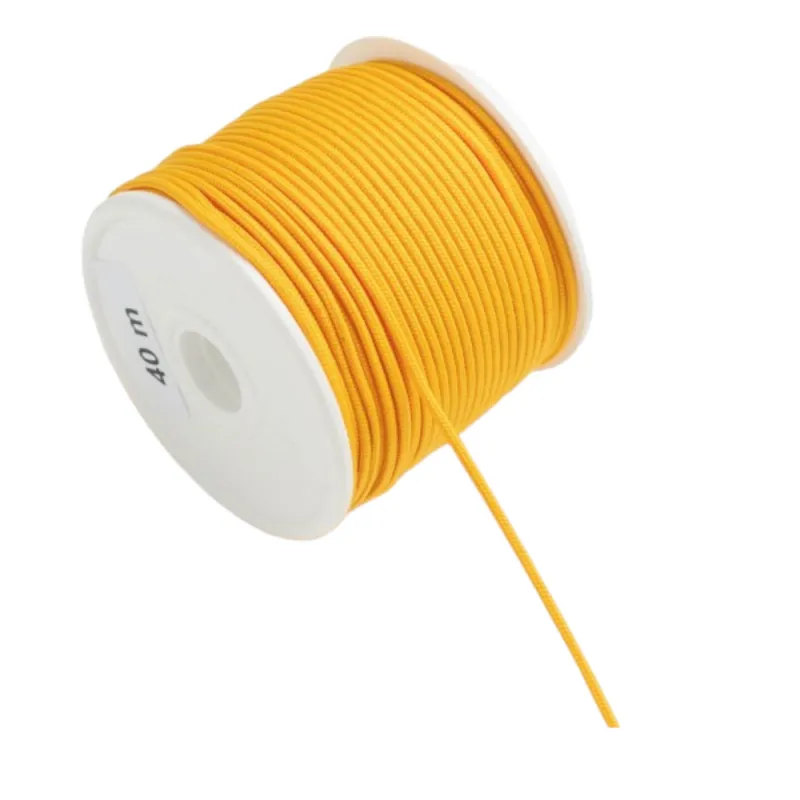 Kyriacou - Κορδονάκι Ματτ Χρωματιστό, 2mmX40M Yellow KOBXXXXX-XX2X40-75XXXX