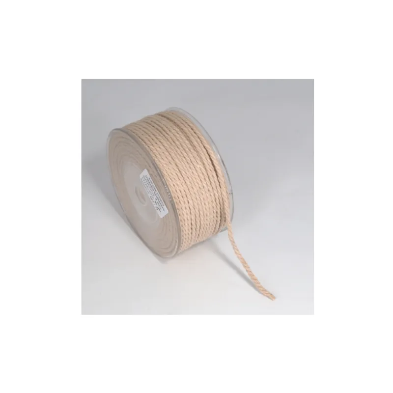 Kyriacou - Κορδόνι Στριφτό Τρίκλωνο Βαμβακερό 4mmX50M, Beige KORCO1XX-XX4X50-03XXXX