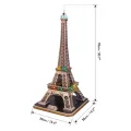 Cubic Fun - 3D Led Puzzle Architecture Model-Led Lighting, Eiffel Tower 84 Pcs L091h Cubic Fun - 3D Led Puzzle Architecture Model-Led Lighting, Eiffel Tower 84 Pcs L091h