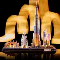 Cubic Fun - 3D Led Puzzle, Cityline Archicture Model, Dubai 182 Pcs L523h Cubic Fun - 3D Led Puzzle, Cityline Archicture Model, Dubai 182 Pcs L523h
