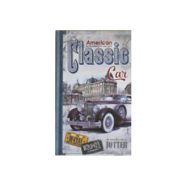 Company Fresh - Σημειωματάριο Bourgeois American Classic Car A6 80 Φύλλων LIN-1615