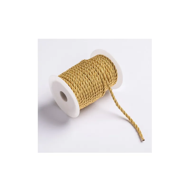 Kyriacou - Κορδόνι Στριφτό 5mmX25M Gold MCORXXXX-XX5X25-81XXXX
