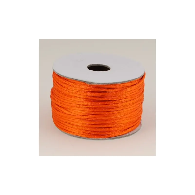 Kyriacou - Κορδόνι Σατέν Ποντικοουρά 2mmX50M Orange MSTXXXXX-XX2X50-68XXXX