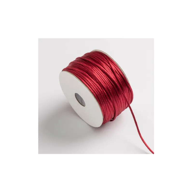 Kyriacou - Κορδόνι Σατέν Ποντικοουρά 2mmX50M Burgundy MSTXXXXX-XX2X50-71XXXX