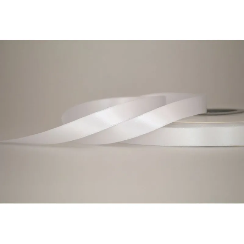 Kyriacou - Κορδέλα Σατέν Διπλής Όψης Με Ουγιά 12mmX50M White PDA029-12
