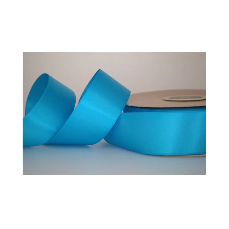 Kyriacou - Κορδέλα Σατέν Διπλής Όψης Με Ουγιά 38mmX50M Turquoise PDA328-38