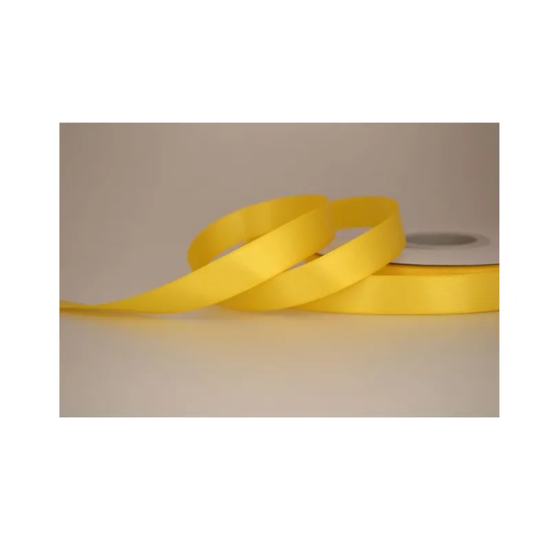 Kyriacou - Κορδέλα Σατέν Διπλής Όψης Με Ουγιά 16mmX50M Yellow PDA645-16