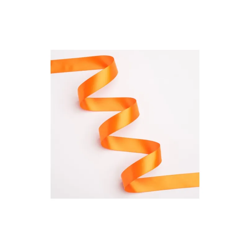 Kyriacou - Κορδέλα Σατέν Διπλής Όψης Με Ουγιά 25mmX50M, Orange PDA750-25
