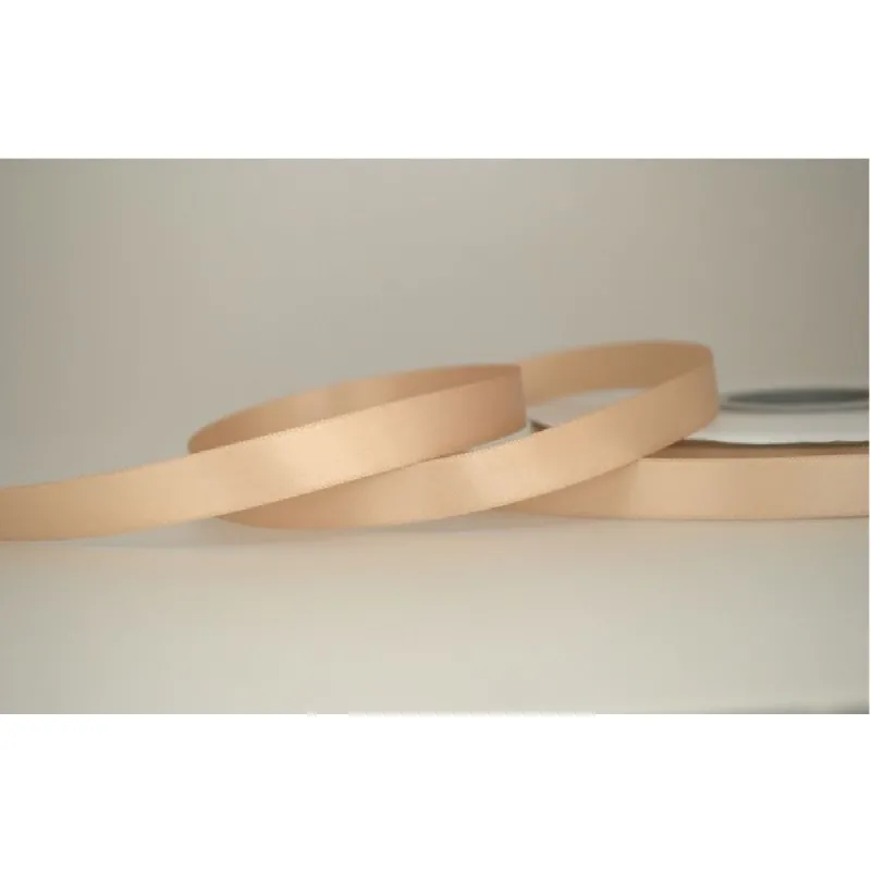 Kyriacou - Κορδέλα Σατέν Διπλής Όψης Με Ουγιά 12mmX50M Beige PDA835-12