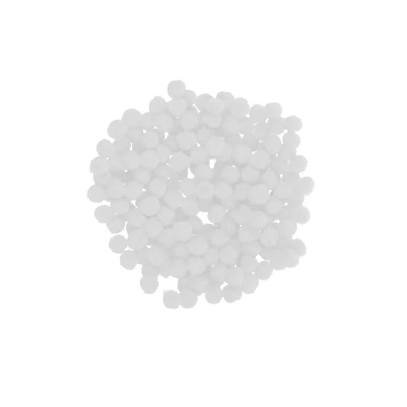 I-Mondi - Πομ-Πομς Χειροτεχνίας, Λευκά 200 Τεμ 10mm POM10-001