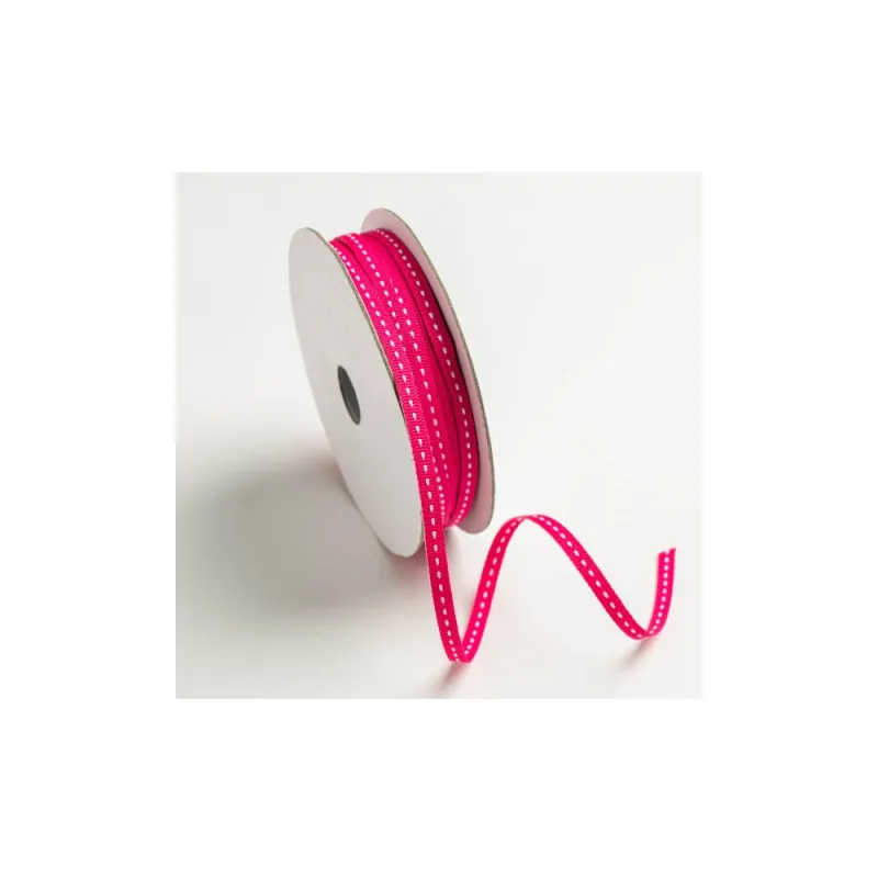 Kyriacou - Κορδέλα Gros Με Γαζί, 6mmX20M Fuschia RB16570X-XX6X20-24XXXX
