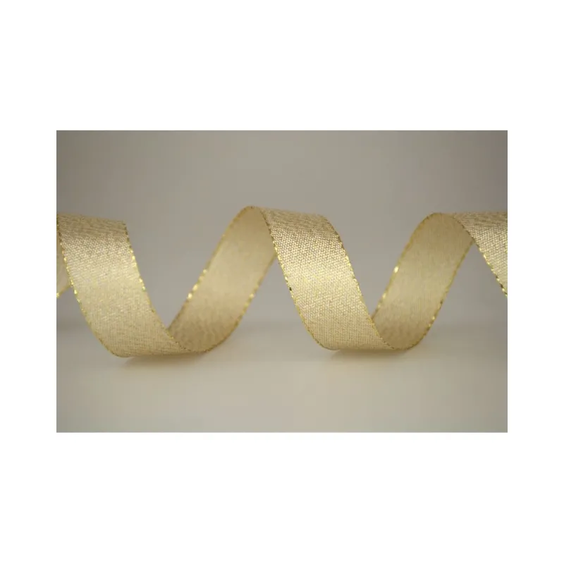 Kyriacou - Κορδέλα Μεταλλική Ματτ 16mmX25M, Gold RB2002XX-X16X25-80XXXX