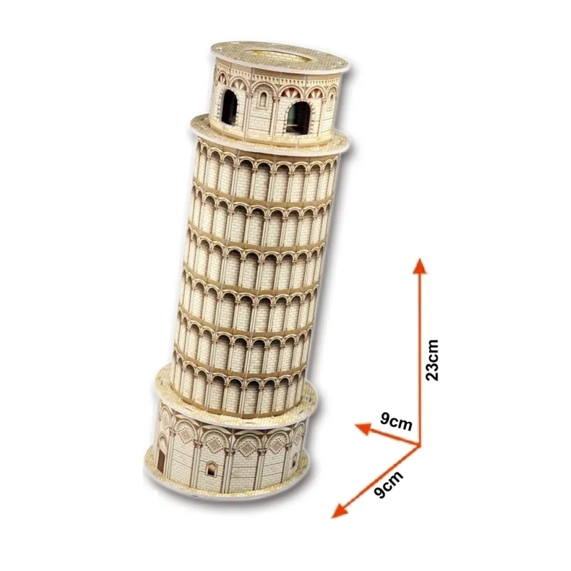 Cubic Fun – 3D Puzzle Leaning Tower Of Pisa 8 Pcs S3008h