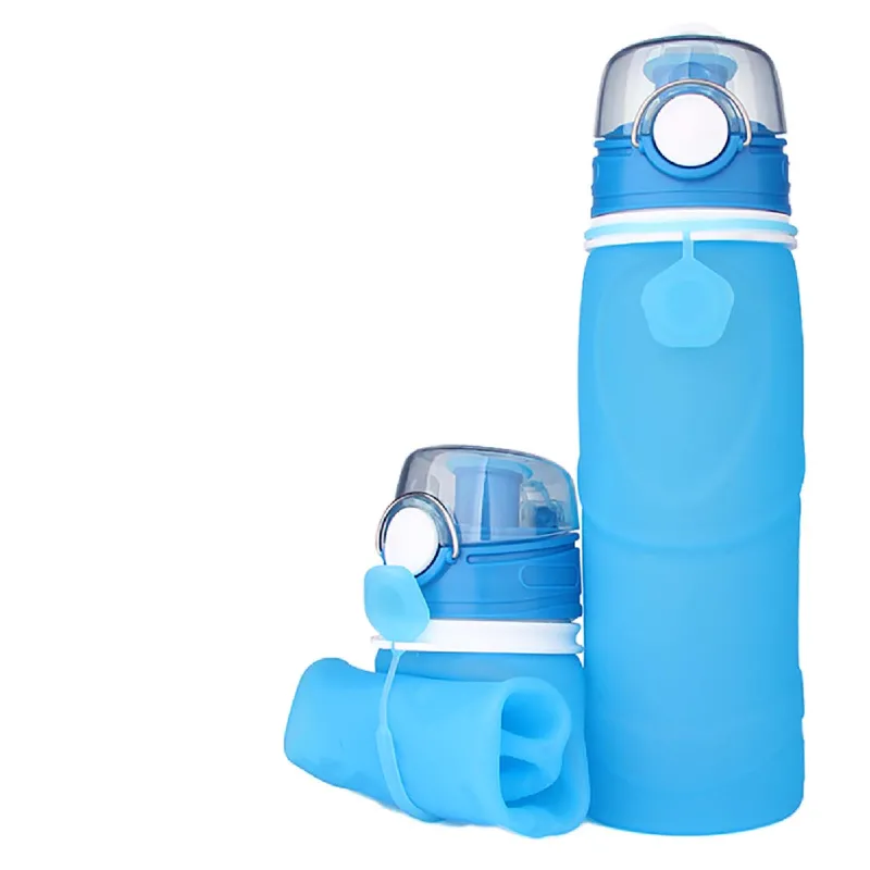Alpin - Παγούρι Σιλικόνης Αναδιπλούμενο Μπλε 750 ML S5-Blue