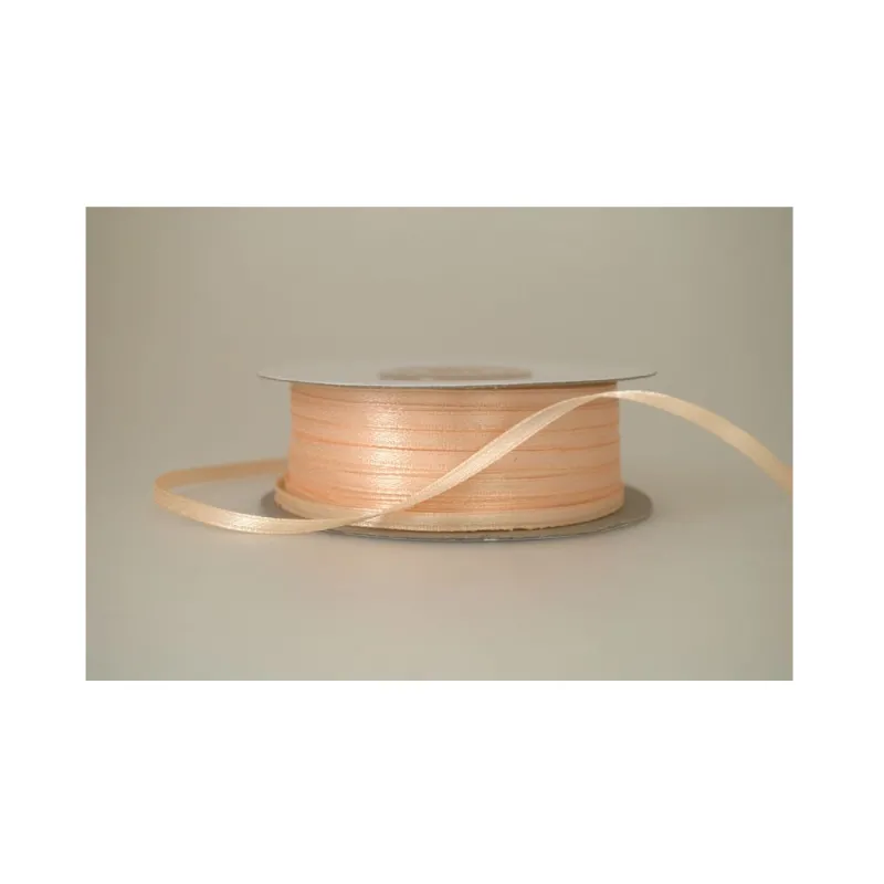Kyriacou - Κορδέλα Σατέν Διπλής Όψης 3mmX100M Peach Light SANXXXXX-XX3100-22XXXX