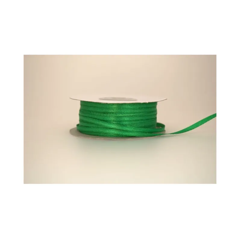 Kyriacou - Κορδέλα Σατέν Διπλής Όψης 3mmX100M Green SANXXXXX-XX3100-63XXXX