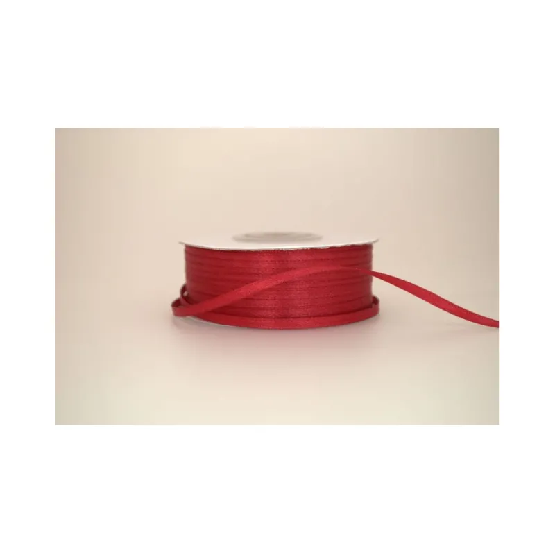 Kyriacou - Κορδέλα Σατέν Διπλής Όψης 3mmX100M Red SANXXXXX-XX3100-70XXXX