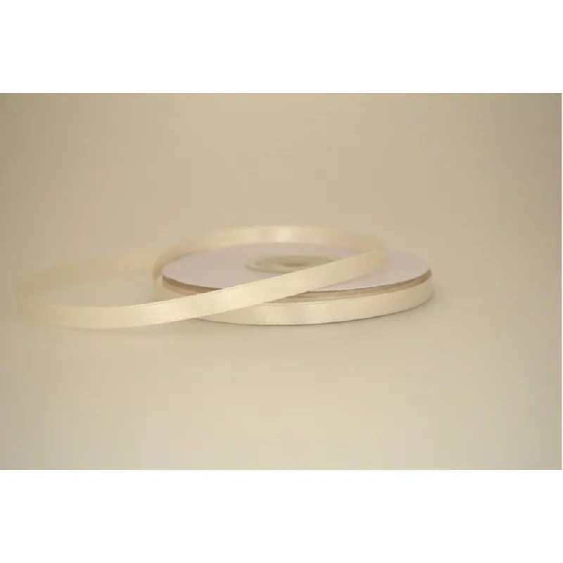Kyriacou - Κορδέλα Σατέν Διπλής Όψης 6mmX25M Ivory SANXXXXX-XX6X25-02XXXX