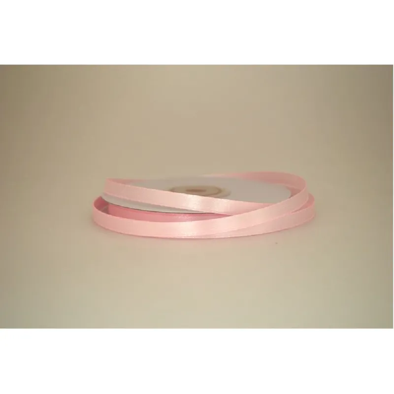 Kyriacou - Κορδέλα Σατέν Διπλής Όψης 6mmX25M Pink Light SANXXXXX-XX6X25-20XXXX