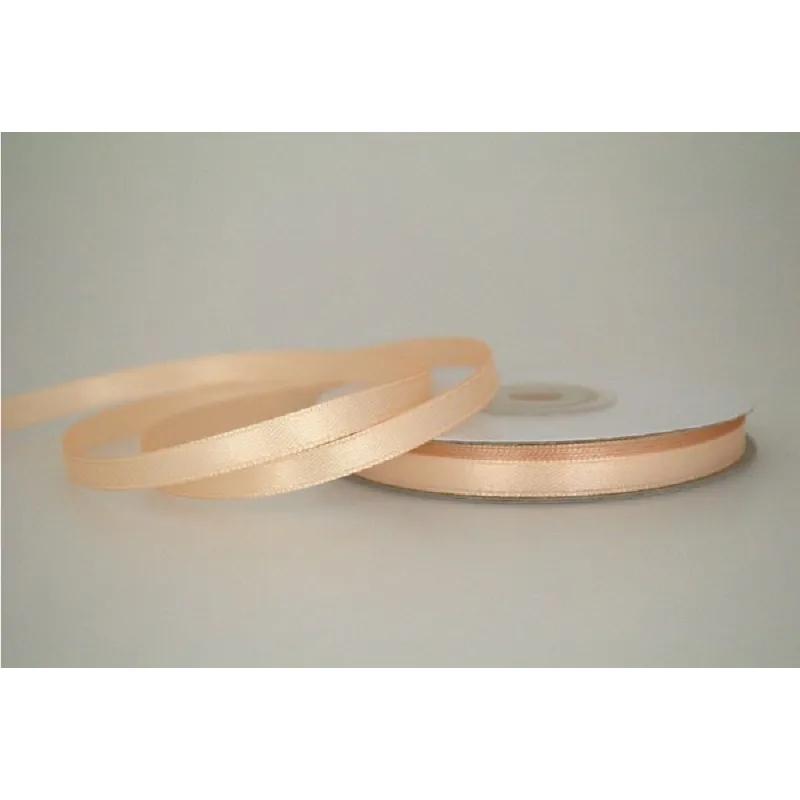 Kyriacou - Κορδέλα Σατέν Διπλής Όψης 6mmX25M Peach SANXXXXX-XX6X25-26XXXX