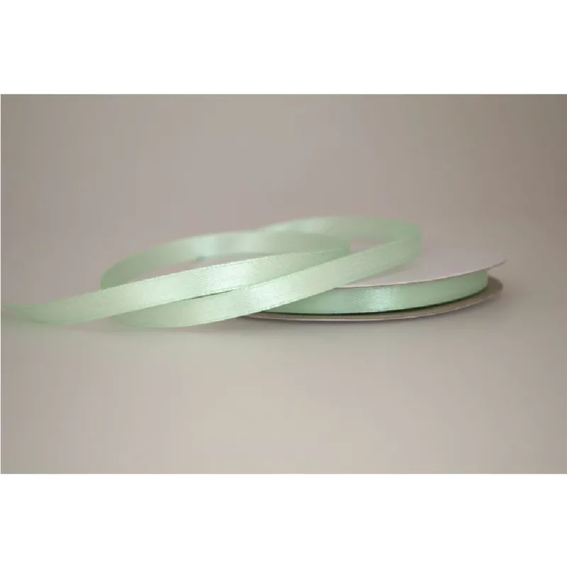 Kyriacou - Κορδέλα Σατέν Διπλής Όψης 6mmX25M Green Pastel SANXXXXX-XX6X25-62XXXX