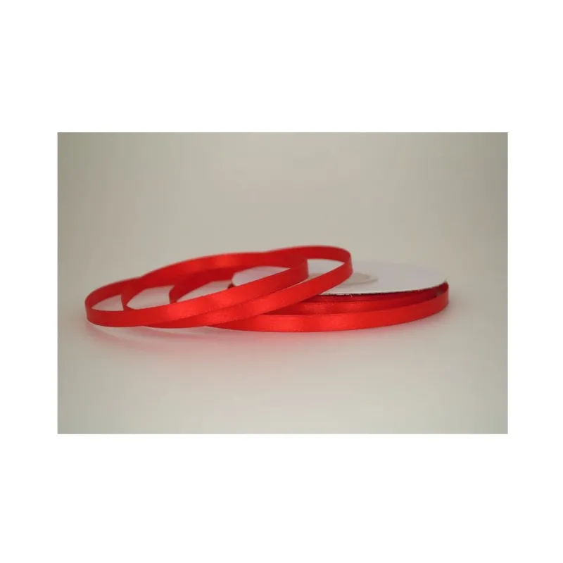 Kyriacou - Κορδέλα Σατέν Διπλής Όψης 6mmX25M Red SANXXXXX-XX6X25-70XXXX