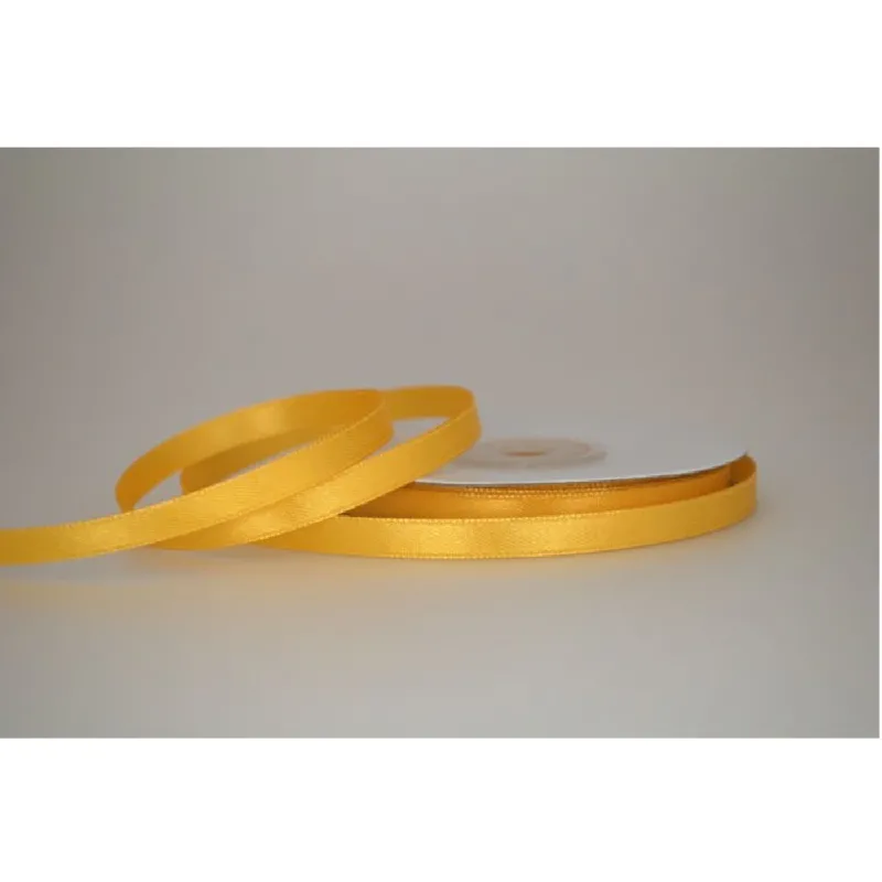 Kyriacou - Κορδέλα Σατέν Διπλής Όψης 6mmX25M Yellow SANXXXXX-XX6X25-75XXXX
