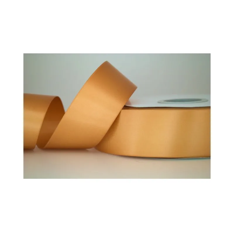 Kyriacou - Κορδέλα Σατέν Διπλής Όψης Με Ουγιά 38mmX50M Gold SAP5XXXX-X38X50-81XXXX