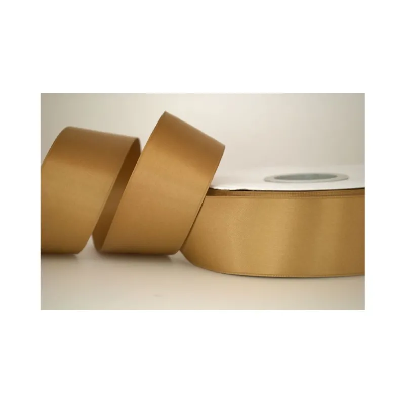 Kyriacou - Κορδέλα Σατέν Διπλής Όψης Με Ουγιά 38mmX50M Brown Light SAP5XXXX-X38X50-88XXXX