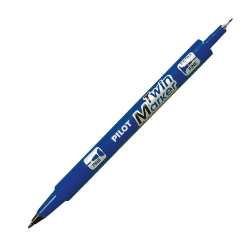 Pilot - Ανεξίτηλος Μαρκαδόρος Twin Marker Μπλε SCA-TM-L-BG