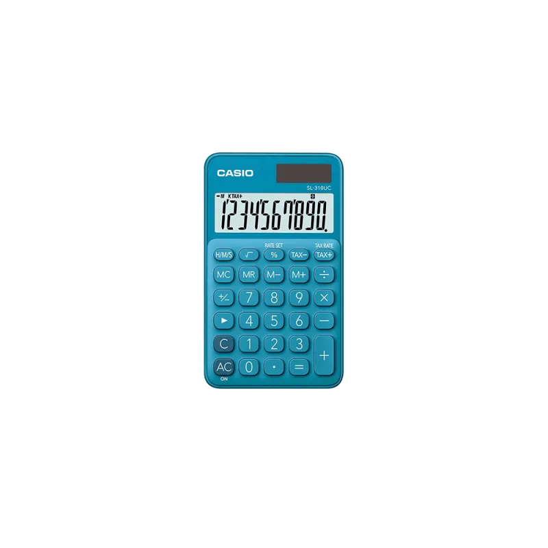 Casio - Αριθμομηχανή Μπλε SL-310UC-BU