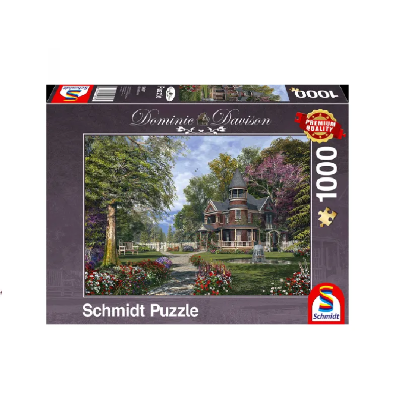 Schmidt Spiele - Puzzle Manor House With Tower 1000 Ps 59617