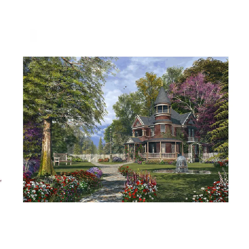 Schmidt Spiele - Puzzle Manor House With Tower 1000 Ps 59617