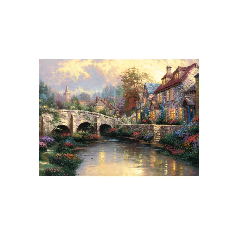 Schmidt Spiele – Puzzle Cobblestone Brooke 1000 Pcs 57466