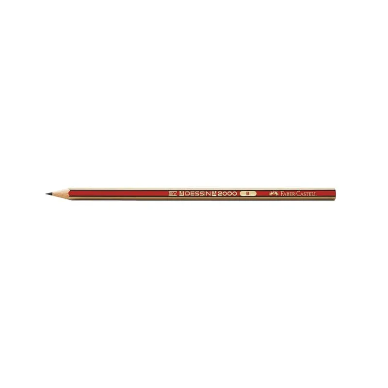 Faber Castell - Dessin, B, Κόκκινο Ριγέ  112301
