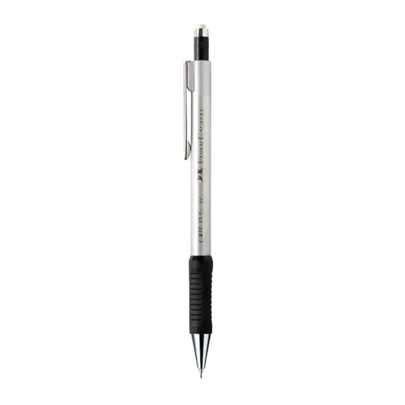 Faber Castell - Μηχανικό Μολύβι Grip 1347 Με Γόμα, 0.7mm Silver 134782