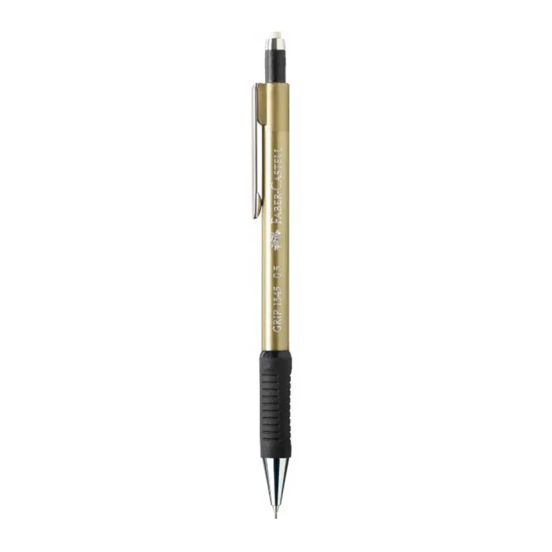 Faber Castell - Μηχανικό Μολύβι Grip 1345 Με Γόμα, 0.5mm Gold 134581