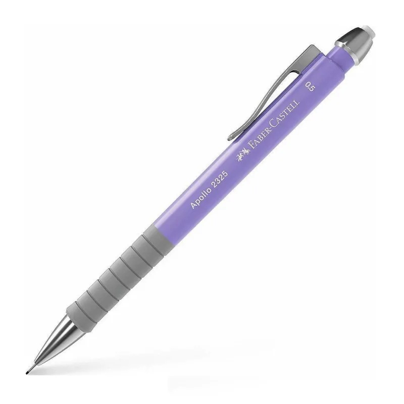 Faber Castell - Μηχανικό Μολύβι Apollo 0.5mm, Με Γόμα Lilac 232502