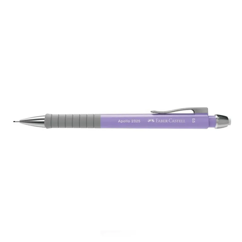 Faber Castell - Μηχανικό Μολύβι Apollo 0.5mm, Με Γόμα Lilac 232502
