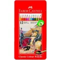 Faber Castell - Ξυλομπογιές Σε Μεταλλική Θήκη 12 Τμχ 115844 Faber Castell - Ξυλομπογιές Σε Μεταλλική Θήκη 12 Τμχ 115844