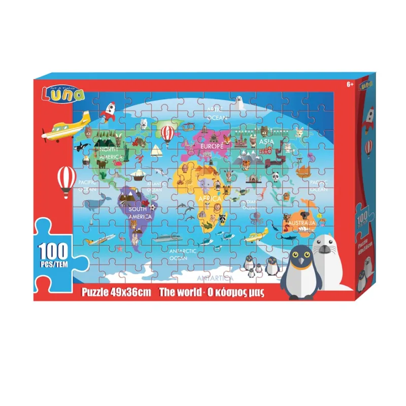Luna - Puzzle Ο Κόσμος Μας 100 Pcs 621582