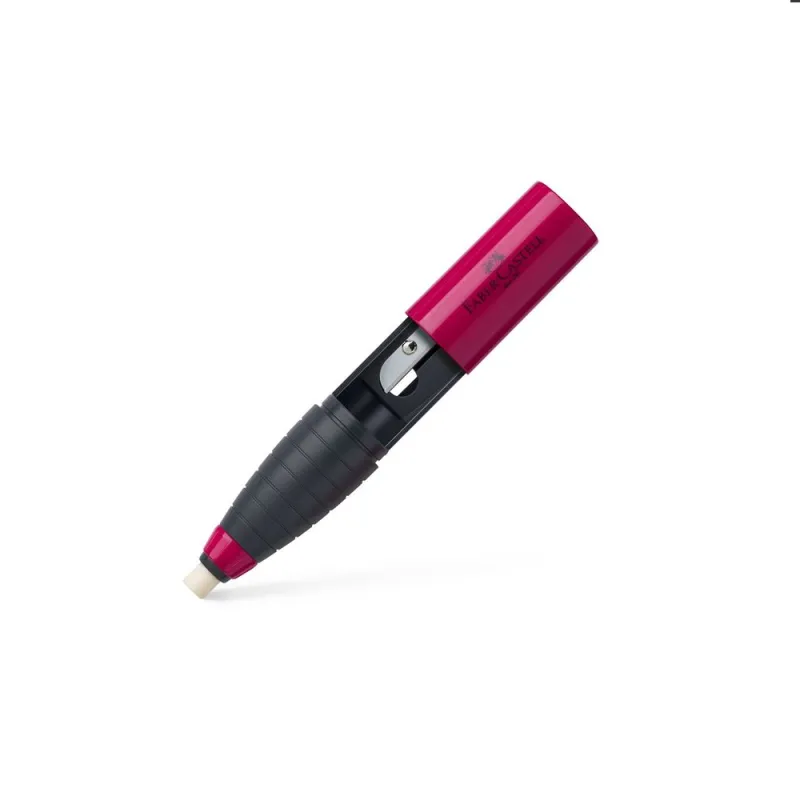 Faber Castell Γόμα Και Ξύστρα - Combi Φούξια 184401
