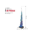 Cubic Fun - 3D Led Puzzle Architecture Model, Burj Khalifa 136 Pcs L133h