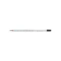 Faber Castell - Grip 2001 B, Λευκό Με Γόμα 009710 Faber Castell - Grip 2001 B, Λευκό Με Γόμα 009710
