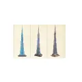Cubic Fun - 3D Led Puzzle Architecture Model, Burj Khalifa 136 Pcs L133h