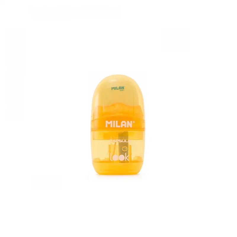 Milan Γόμα Και Ξύστρα - Capsule Look, Κίτρινη 405355