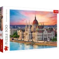 Trefl - Puzzle Budapest, Hungary 500 Pcs 37395 Trefl - Puzzle Budapest, Hungary 500 Pcs 37395